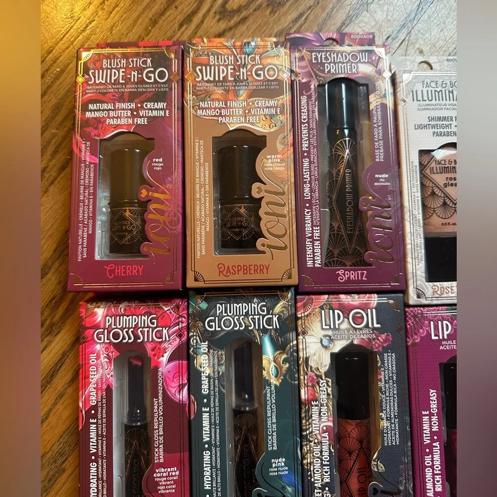 IONI Cosmetics VEIL OF ALLURE Complete Line Viral Lip Oil Lipstick Mist